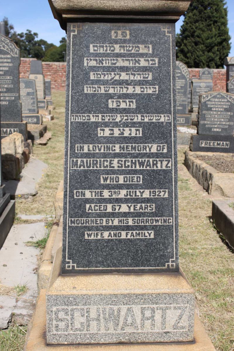 SCHWARTZ Maurice -1927