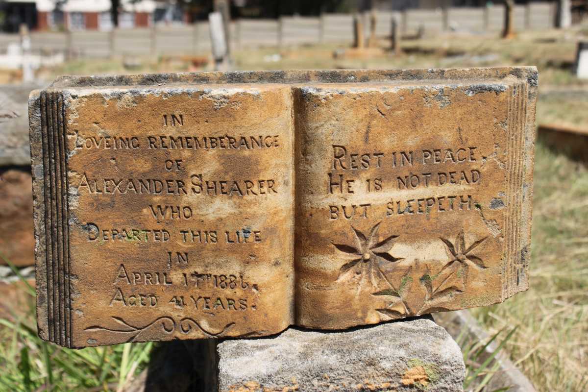 SHEARER Alexander  -1886