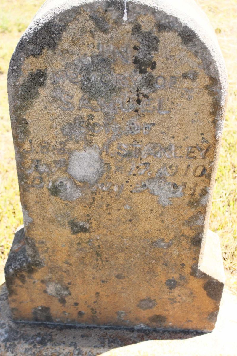 STANLEY Samuel 1910-1911