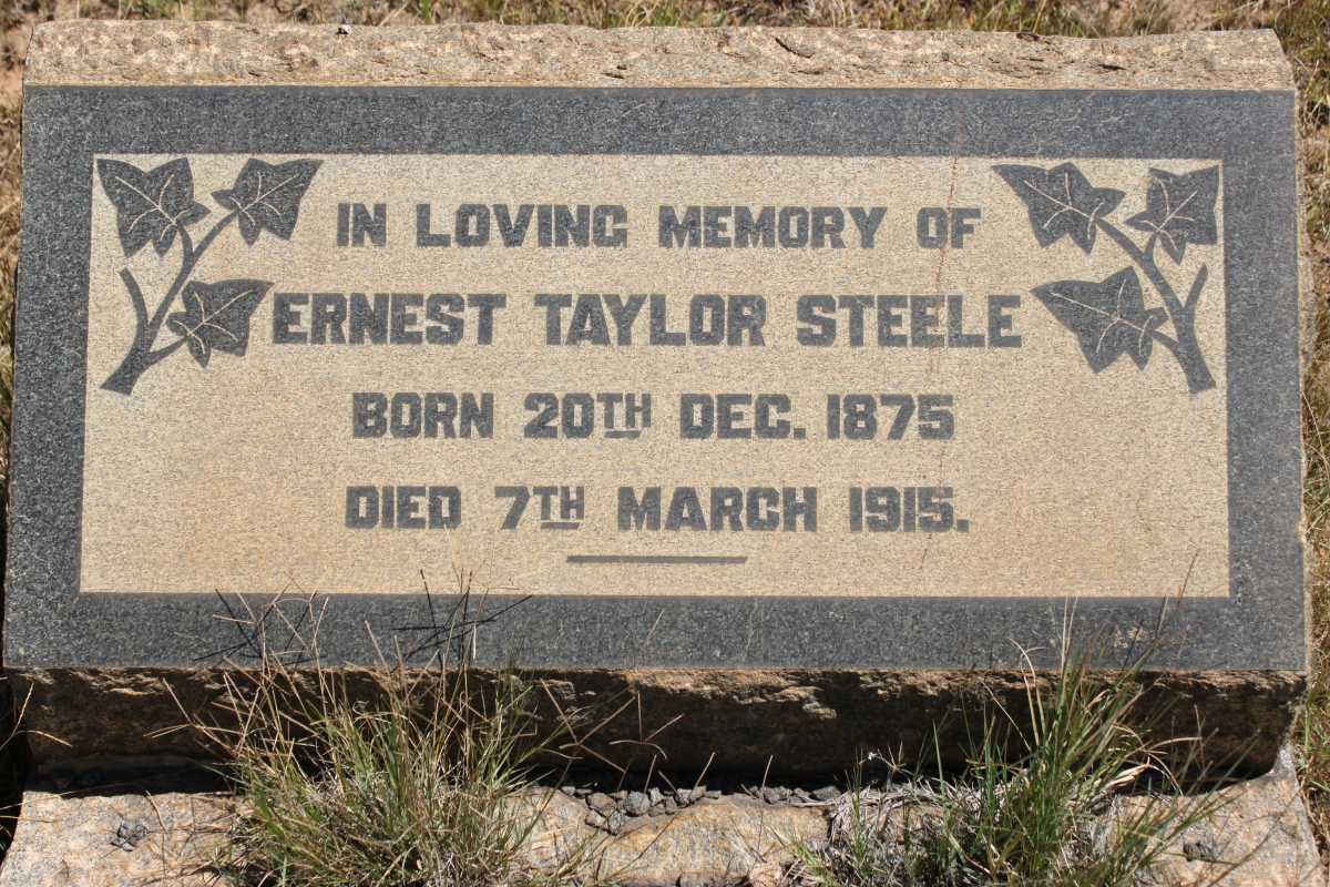 STEELE Ernest Taylor 1875-1915