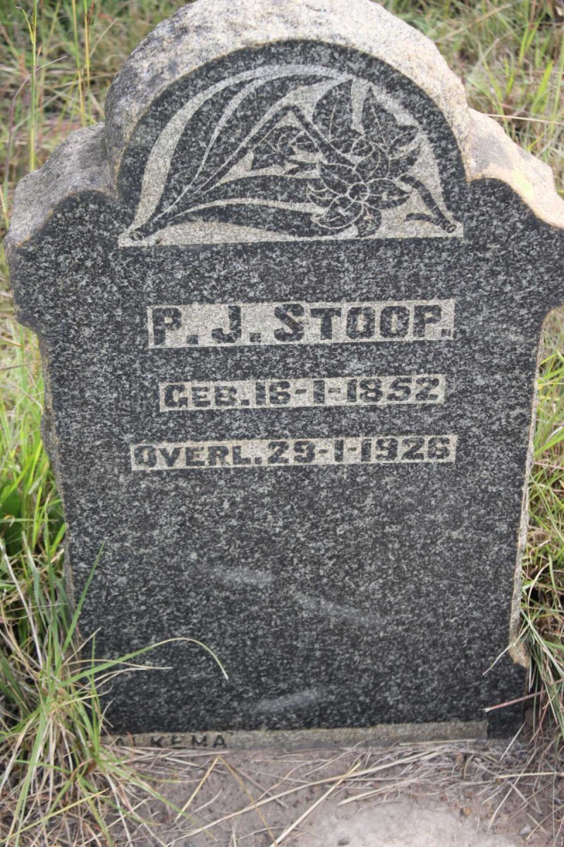 STOOP P.J. 1852-1926