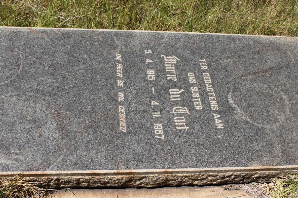 TOIT Marie, du 1915-1967