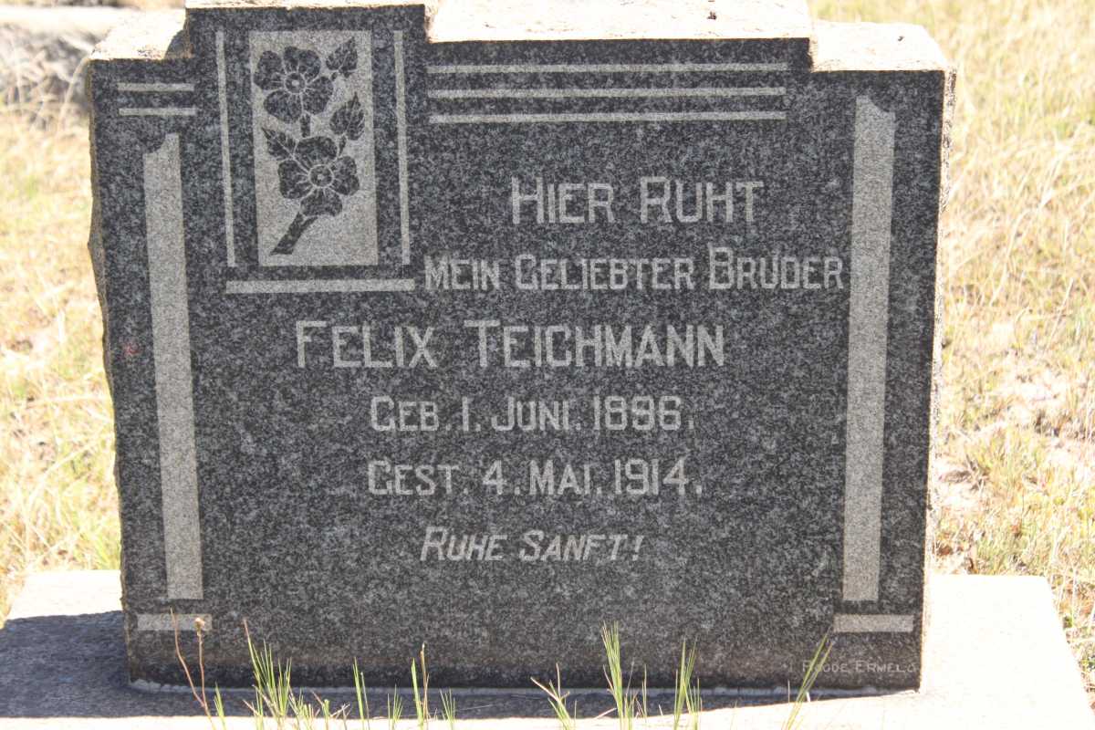 TEICHMANN Felix 1896-1914