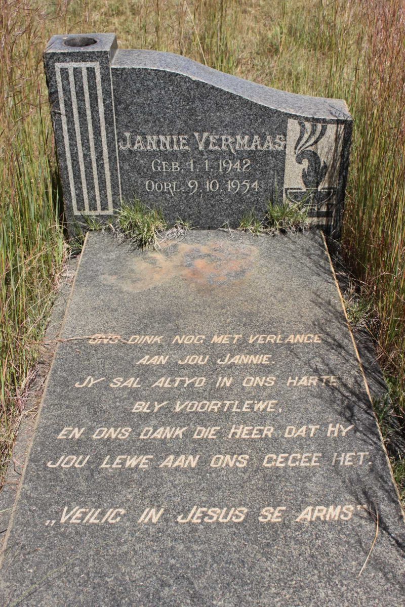 VERMAAS Jannie 1942-1954