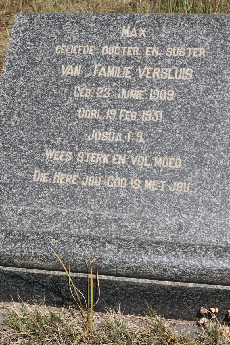 VERSLUIS Max 1909-1951