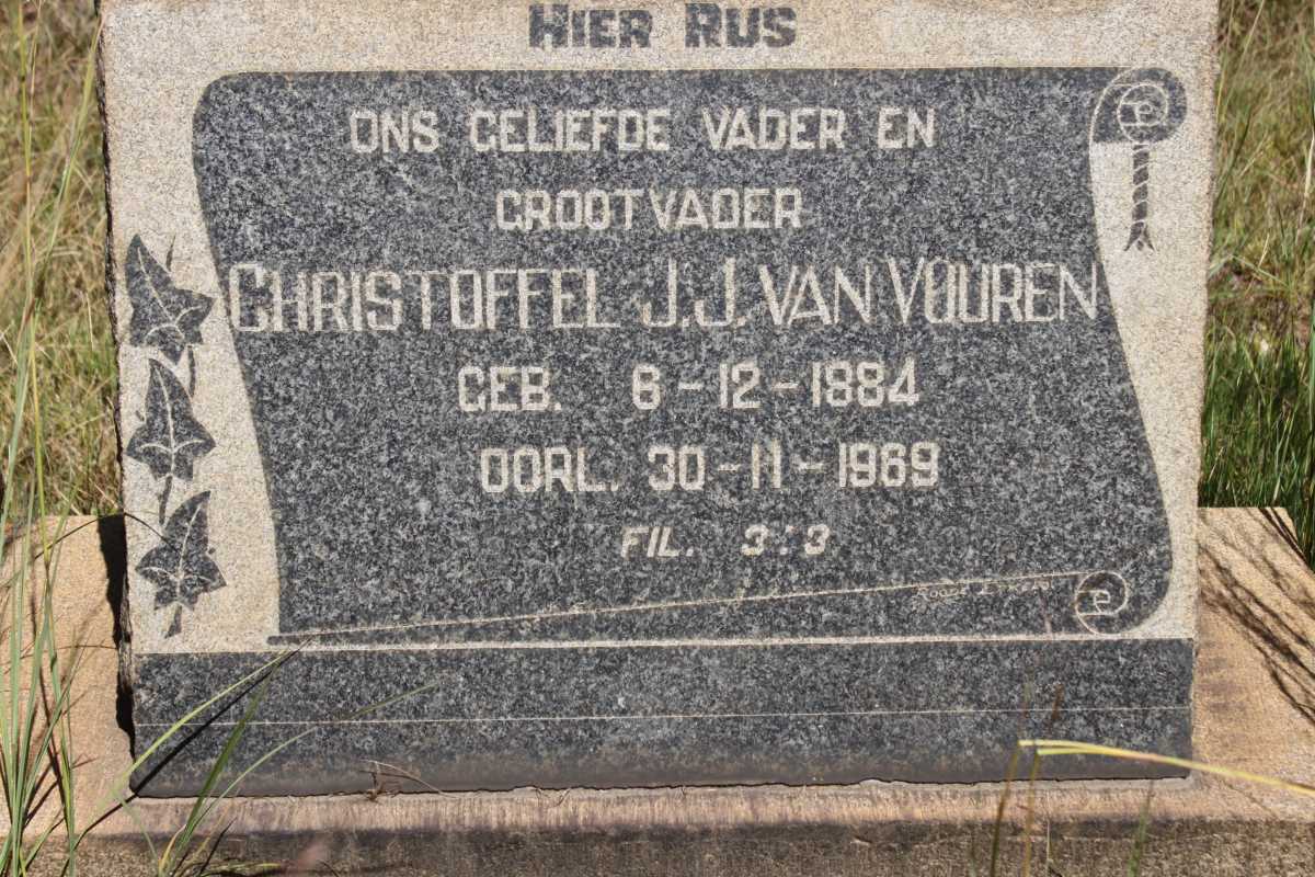 VUUREN Christoffel J.J., van 1884-1969