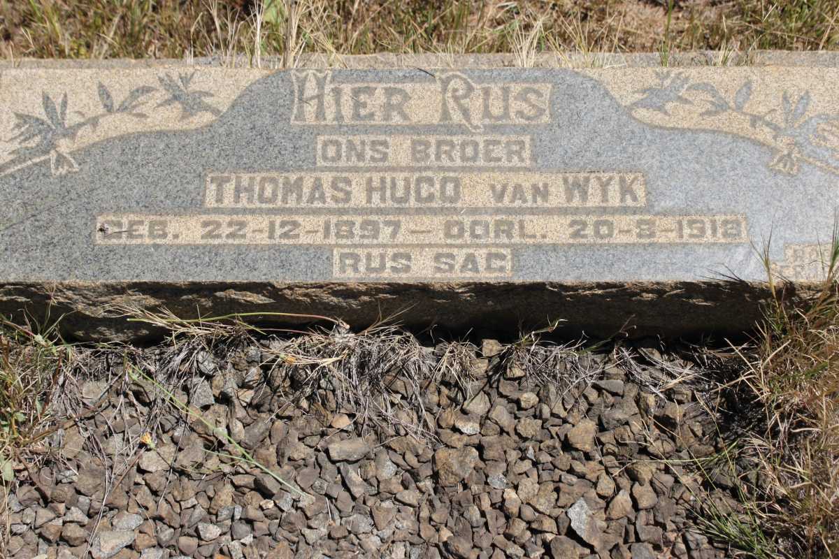 WYK Thomas Hugo, van 1897-1918