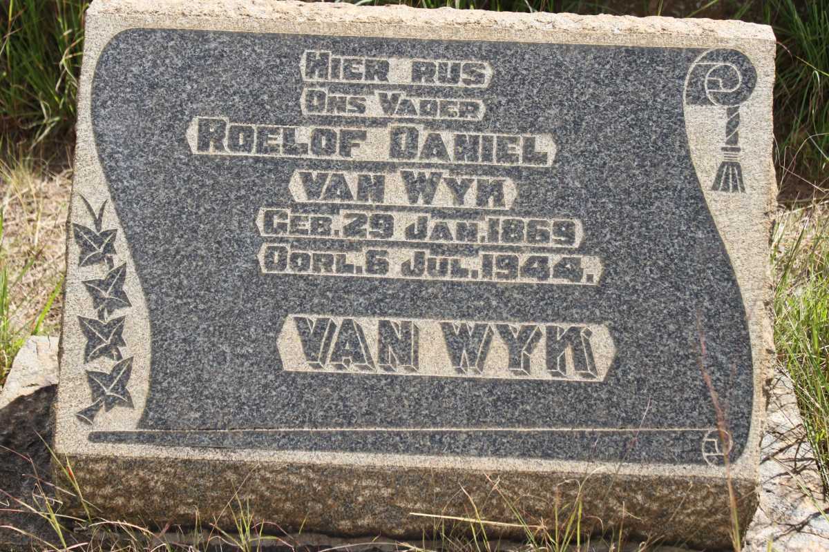WYK Roelof Daniel, van 1869-1944