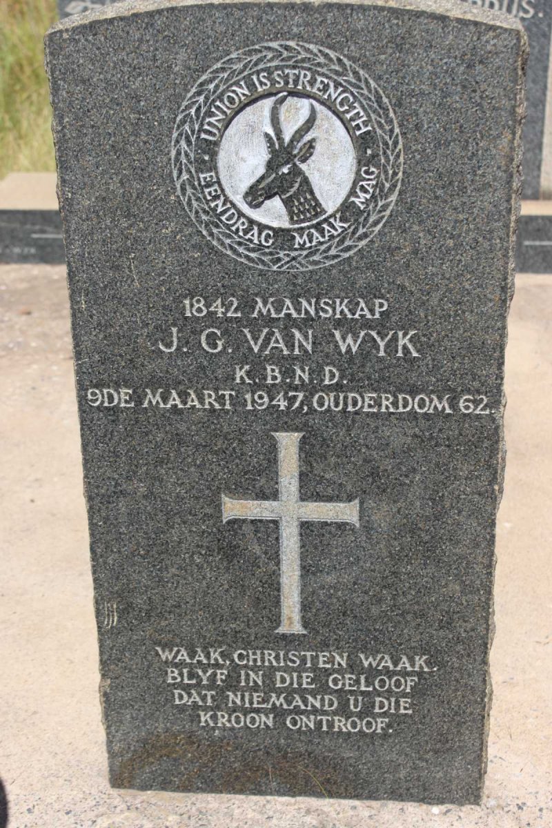 WYK J.G., van -1947