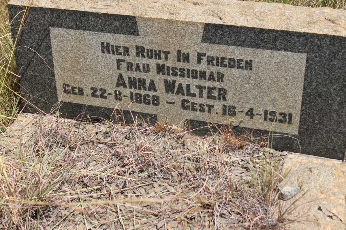 WALTER Anna 1868-1931