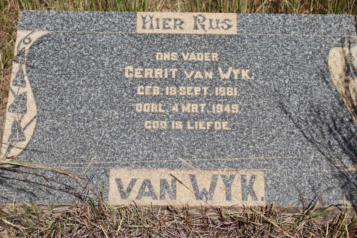 WYK Gerrit, van 1861-1949