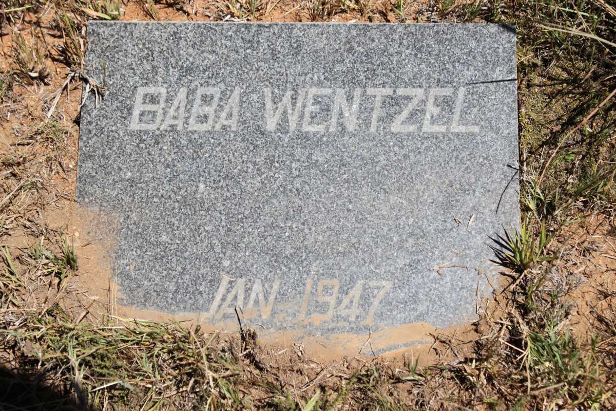 WENTZEL Baba -1947