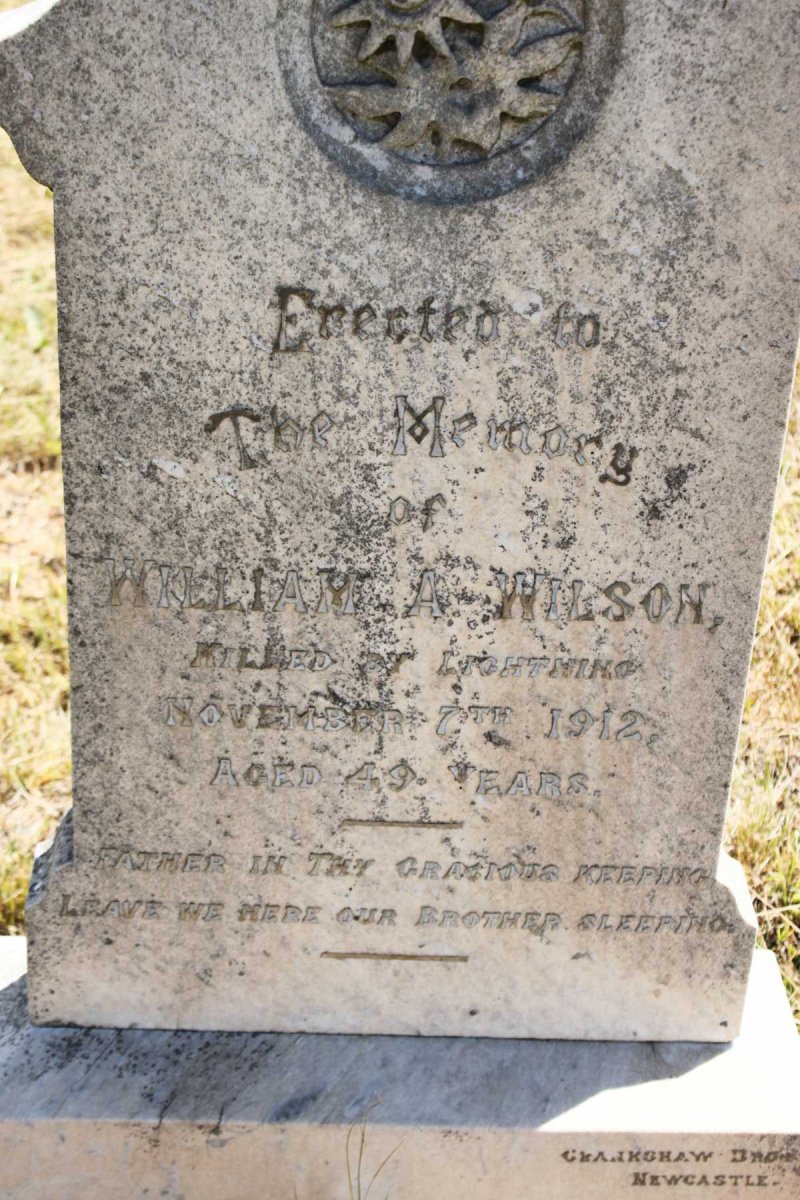 WILSON William A. -1912