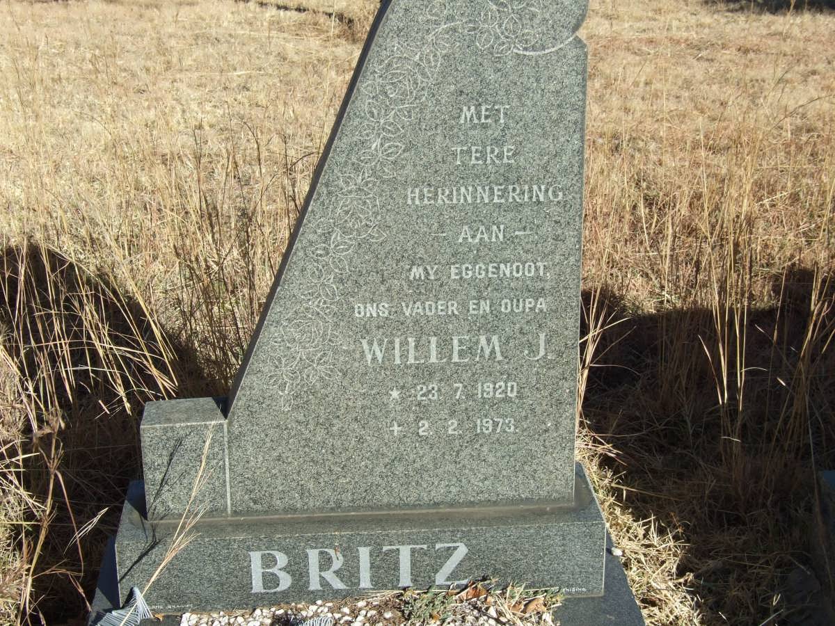 BRITZ Willem J. 1920-1973