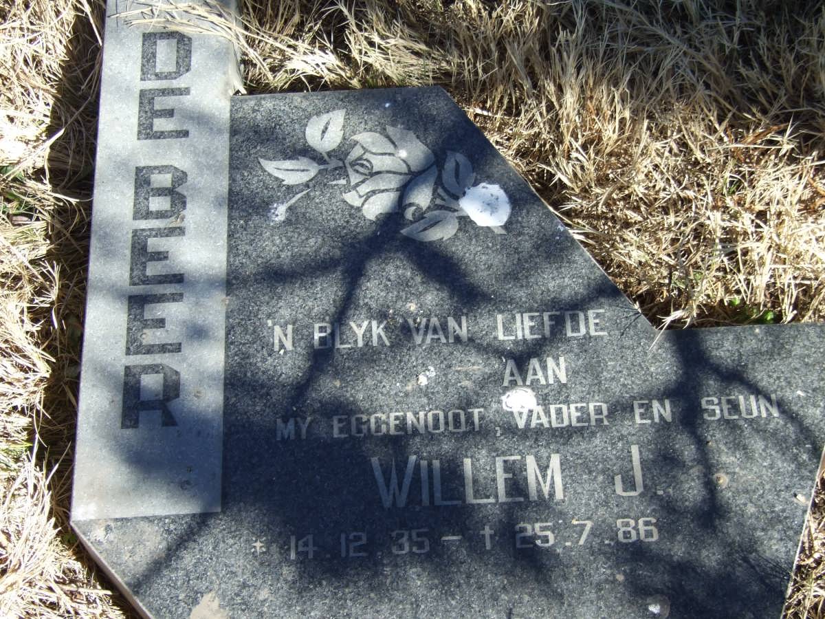 BEER Willem J., de 1935-1986