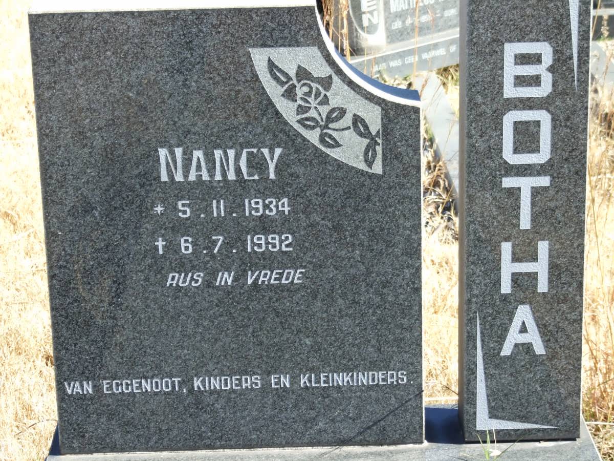 BOTHA Nancy 1934-1992