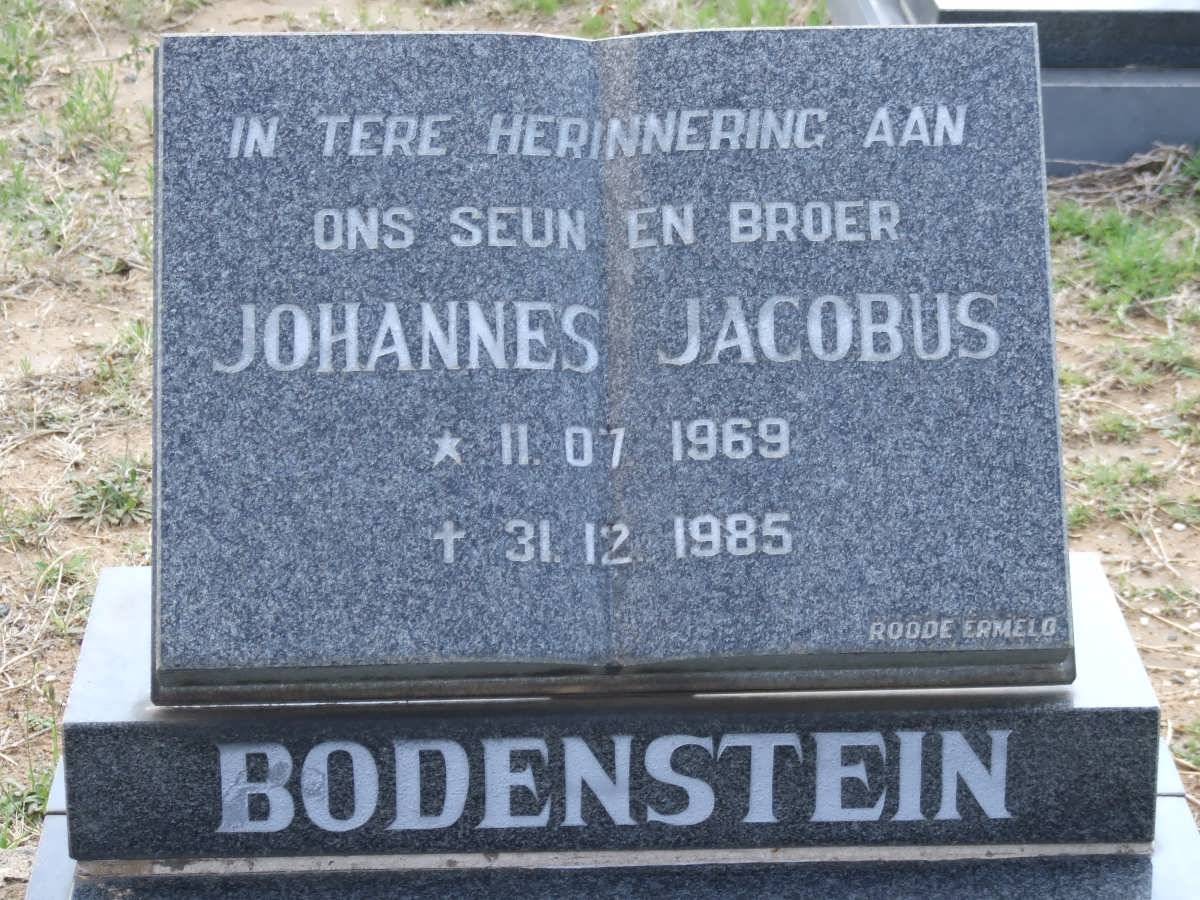 BODENSTEIN Johannes Jacobus 1969-1985