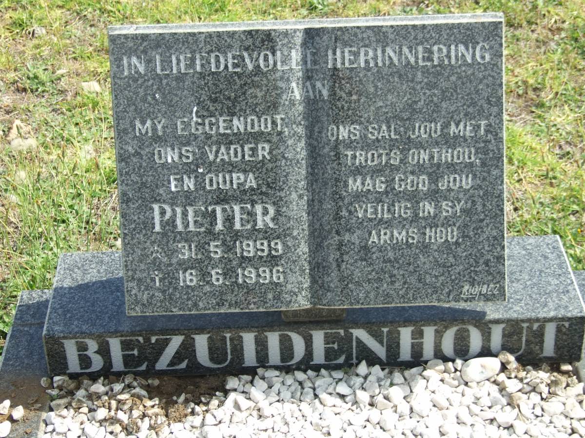 BEZUIDENHOUT Pieter 1899-1996