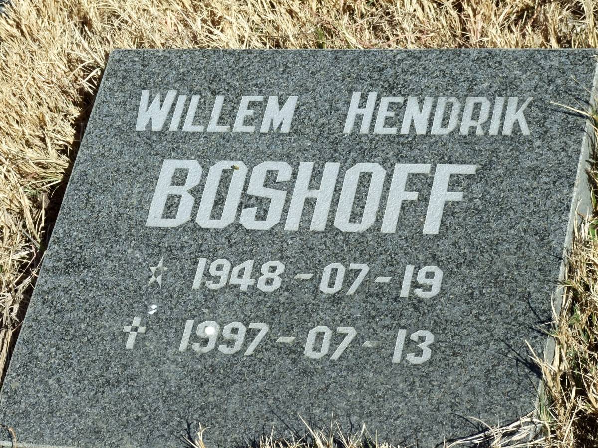 BOSHOFF Willem Hendrik 1948-1997