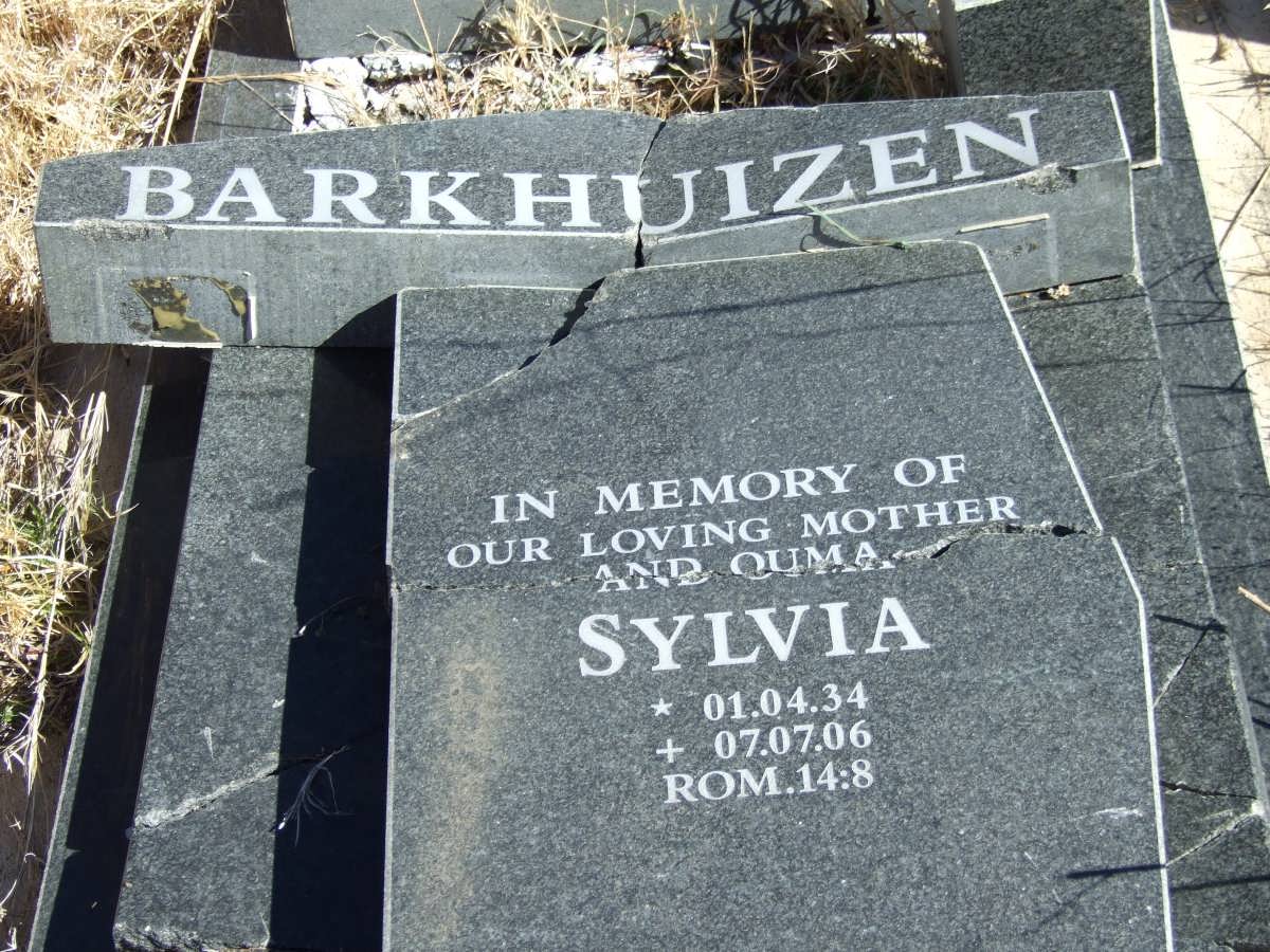 BARKHUIZEN Sylvia 1934-2006