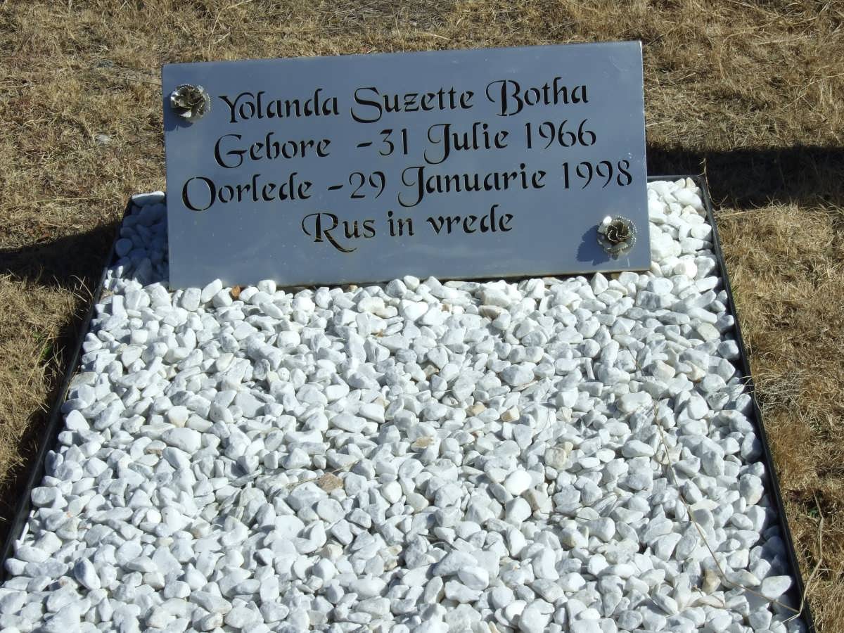 BOTHA Yolanda Suzette 1966-1998