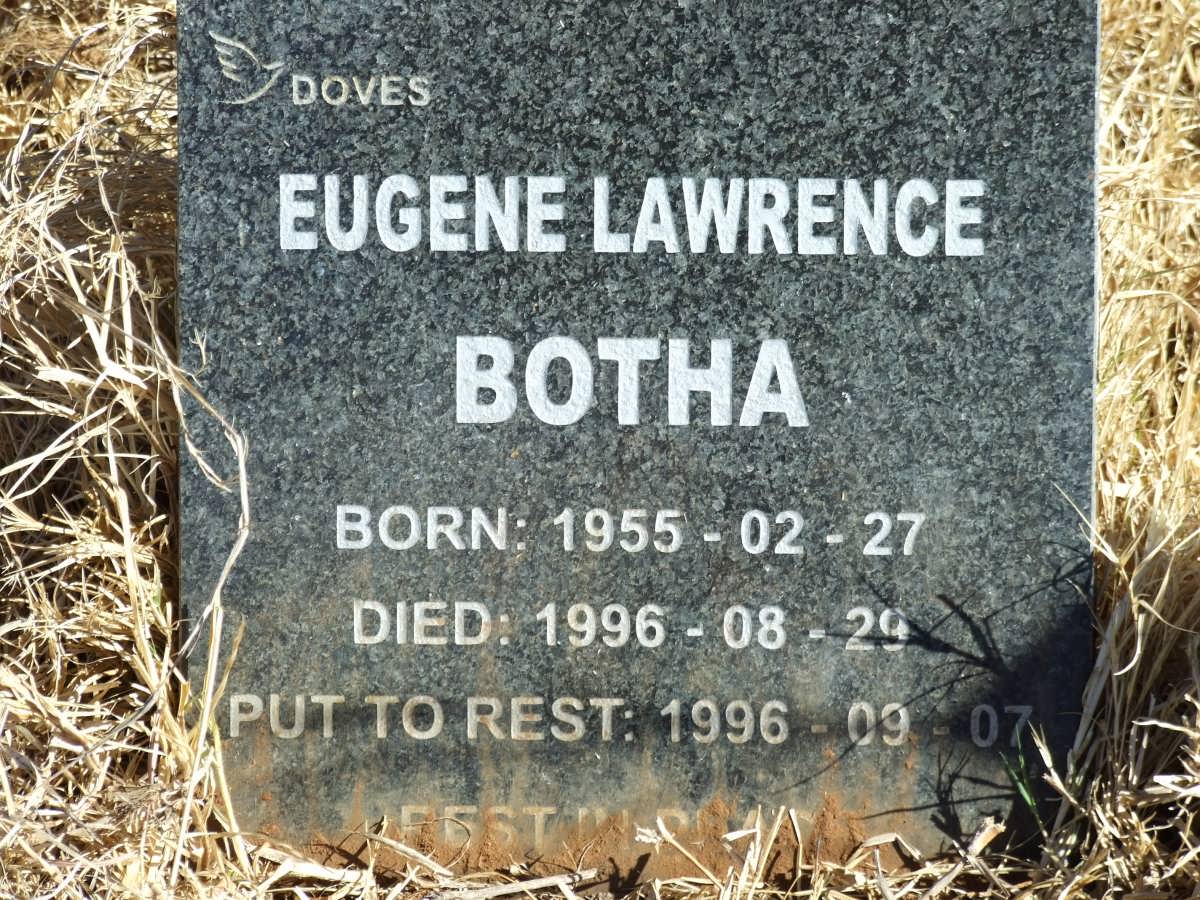 BOTHA Eugene Lawrence 1955-1996