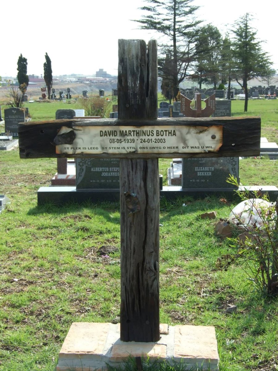 BOTHA David Marthinus 1939-2003