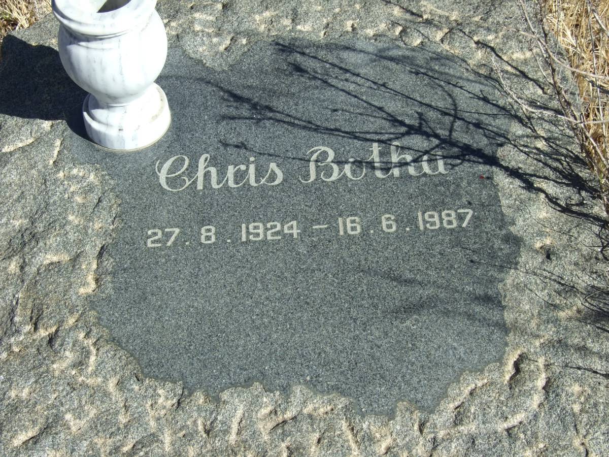 BOTHA Chris 1924-1987