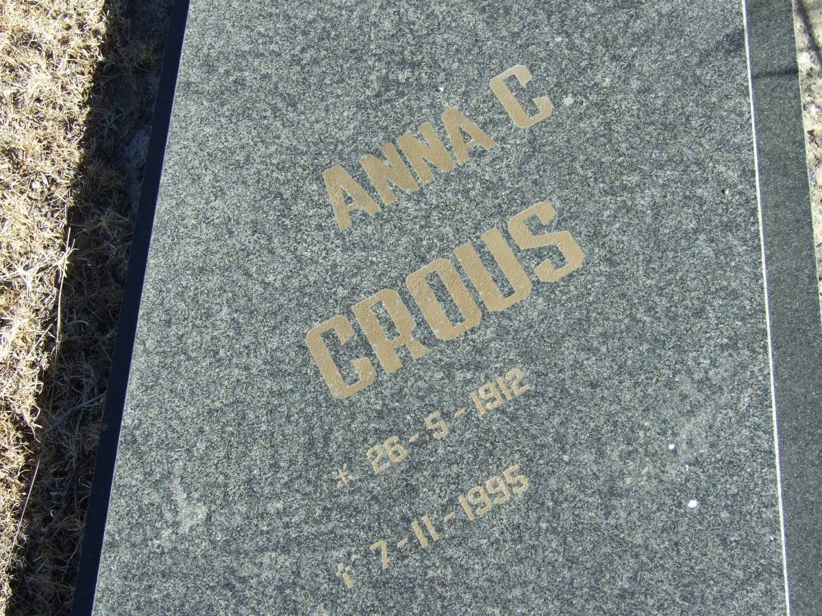 CROUS Anna C. 1912-1995
