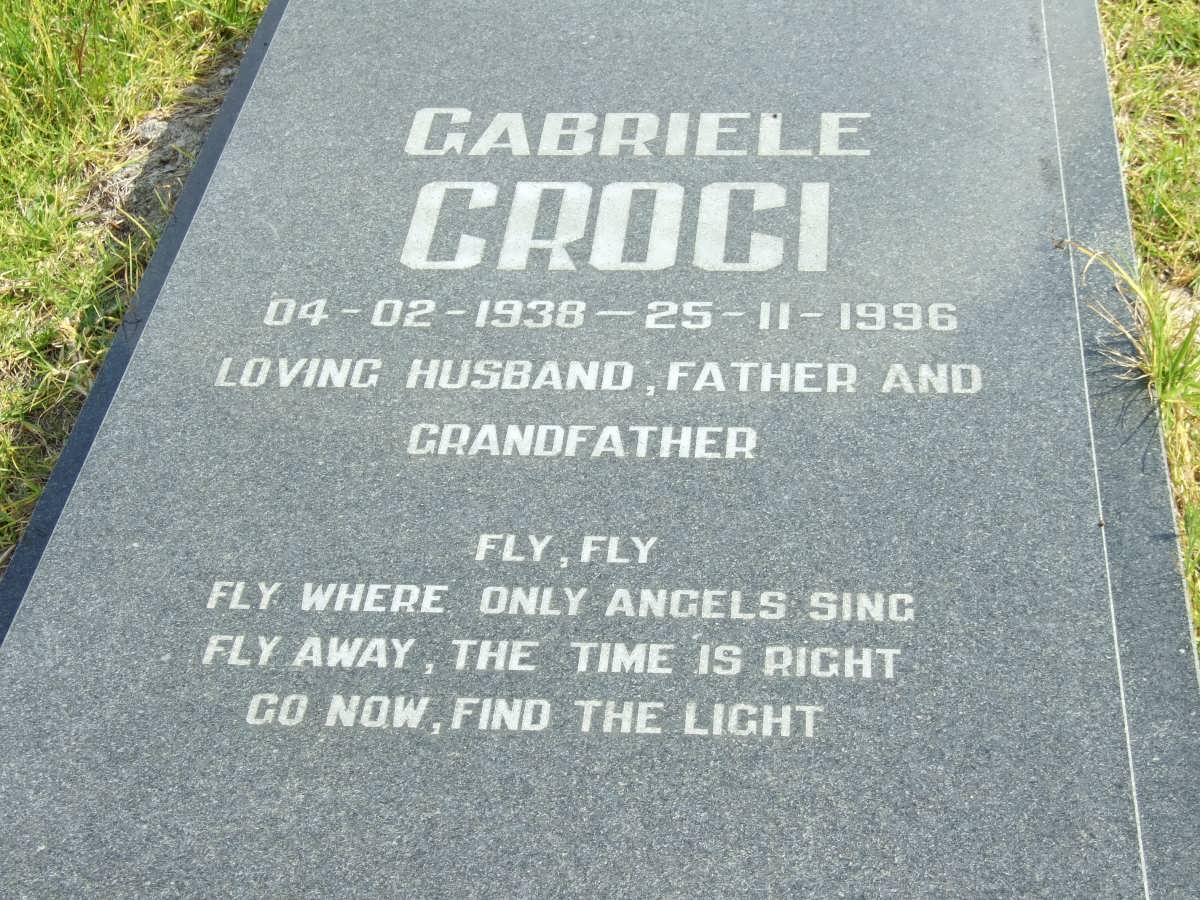 CROCI Gabriele 1938-1996