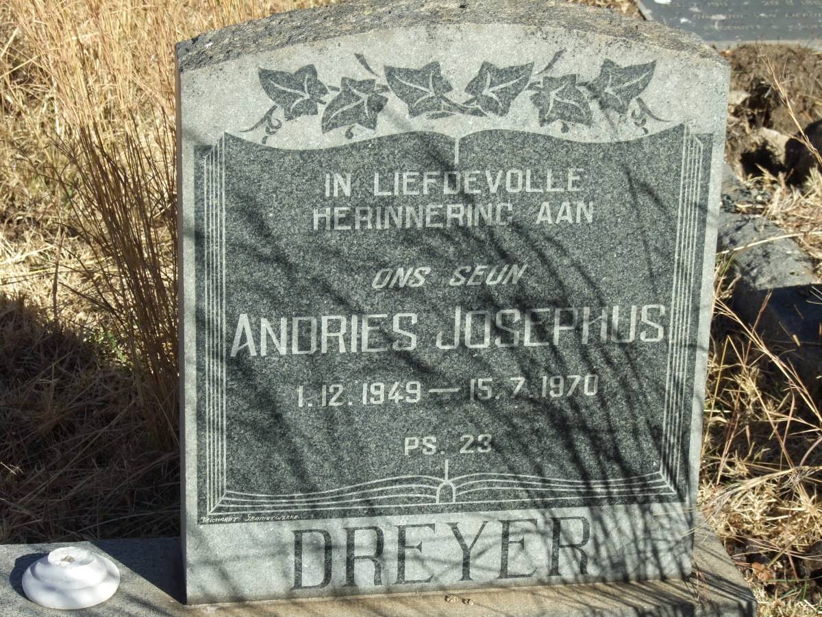 DREYER Andries Josephus 1949-1970