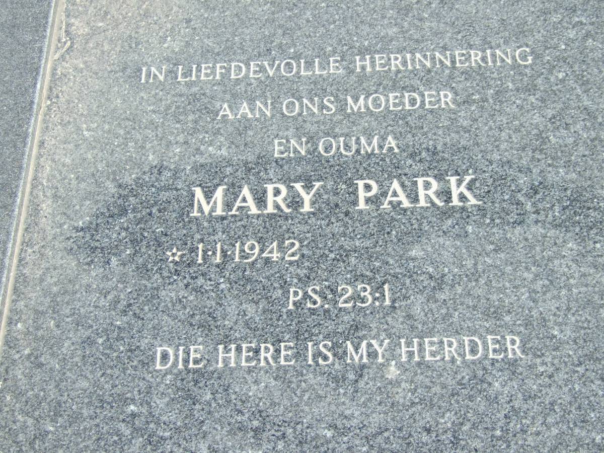 DURRHEIM Edward Charles 1940-1987 &amp; Mary Park 1942-