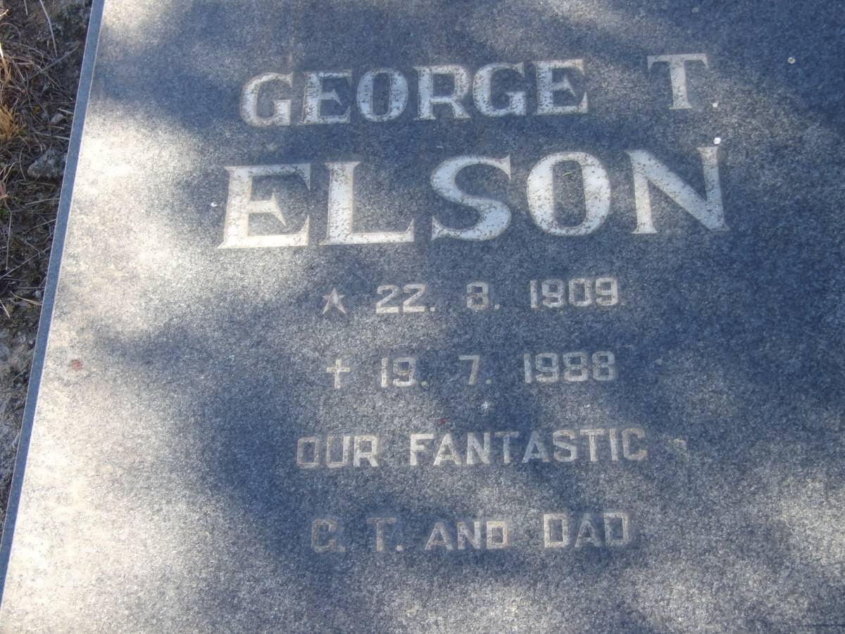 ELSON George T. 1909-1988