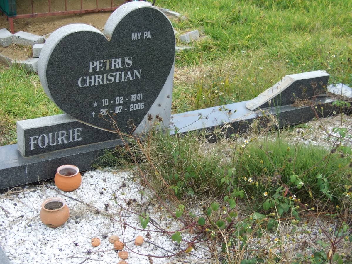 FOURIE Petrus Christian 1941-2006