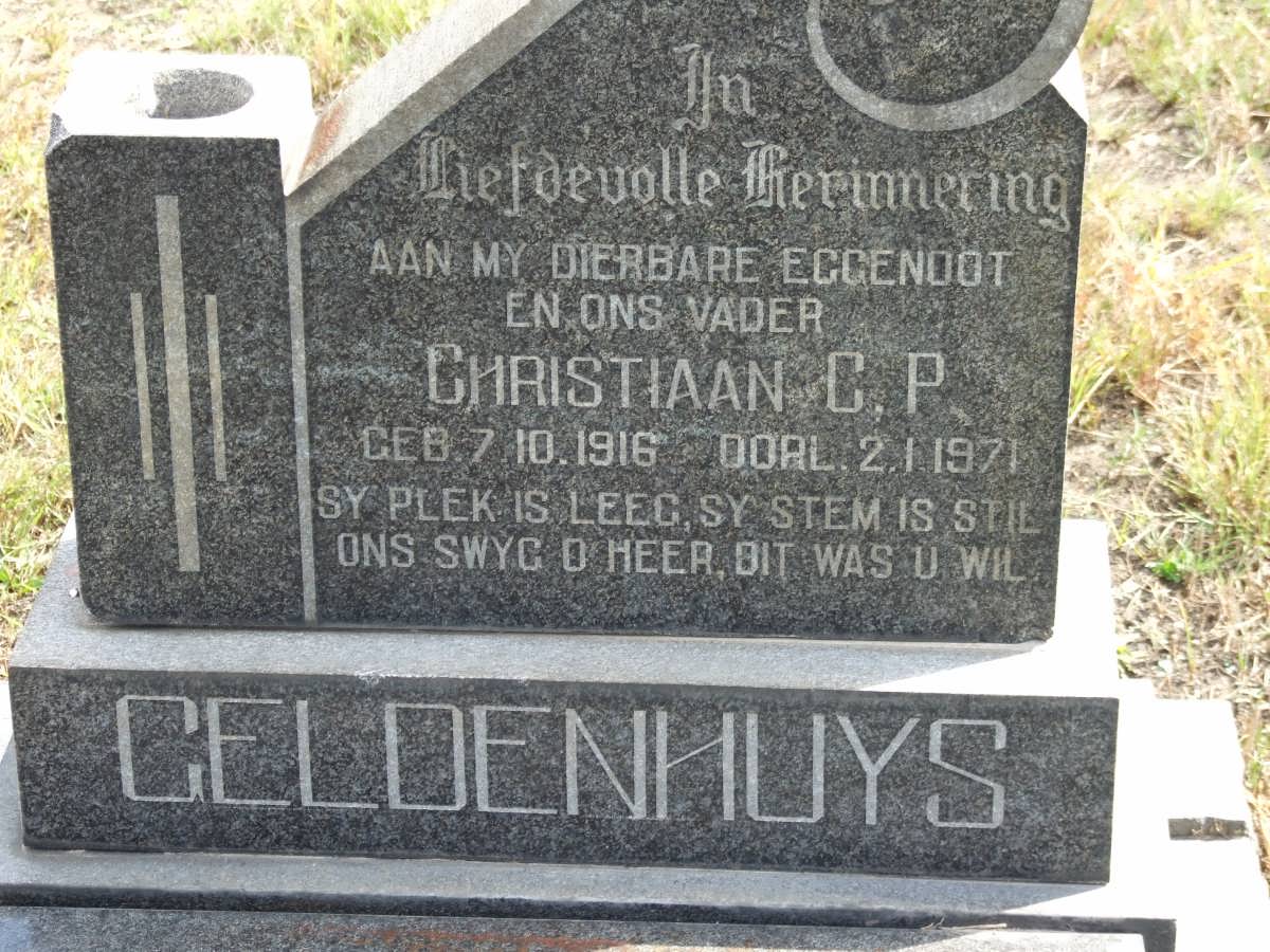 GELDENHUYS Christiaan C.P. 1916-1971
