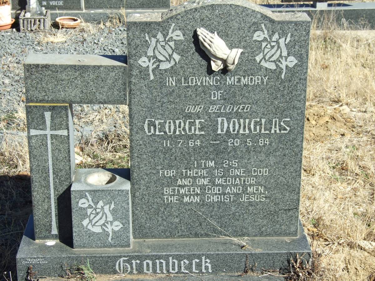 GRONBECK George Douglas 1964-1984