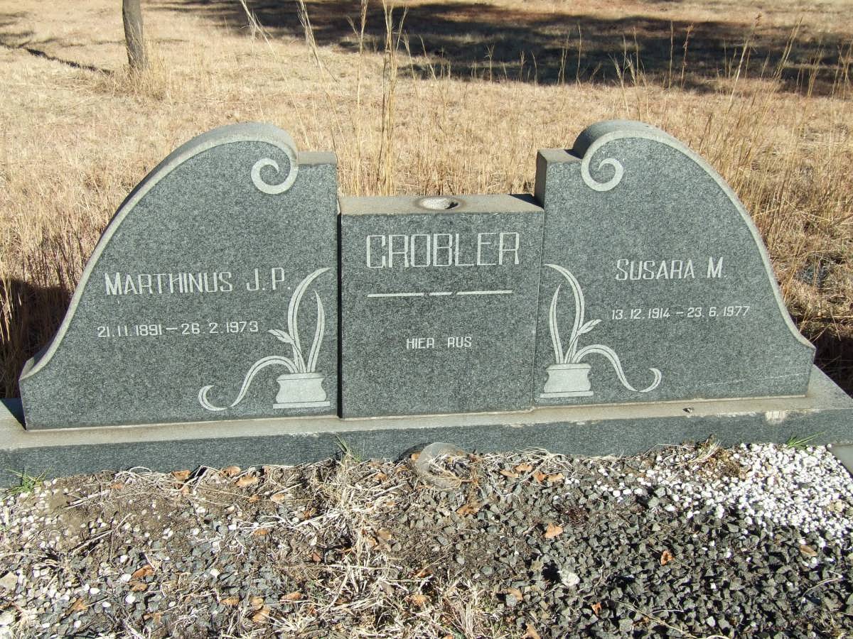 GROBLER Marthinus J.P. 1891-1973 &amp; Susara M. 1914-1977