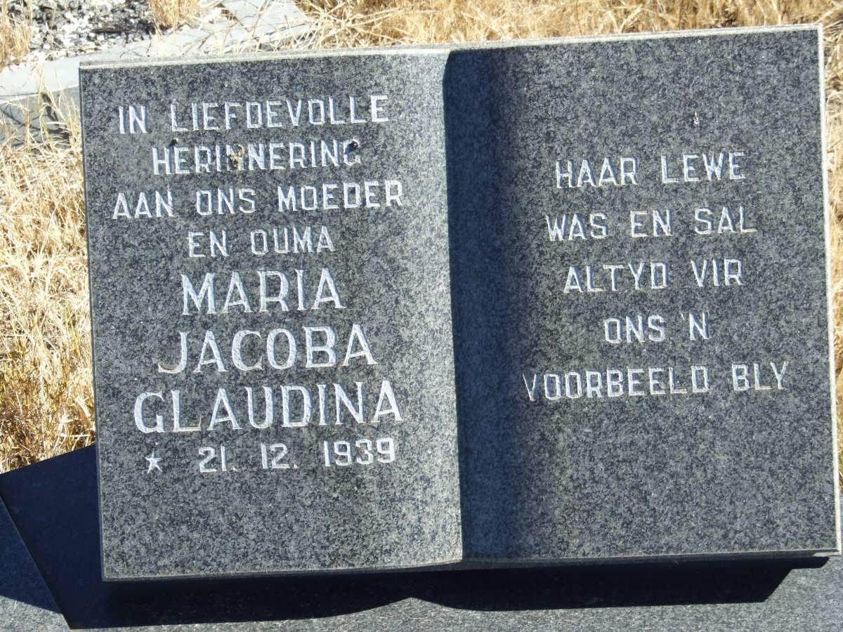 GREYVENSTEYN Barend Daniel Jacobus 1942-1989 &amp; Maria Jacoba Glaudina 1939-