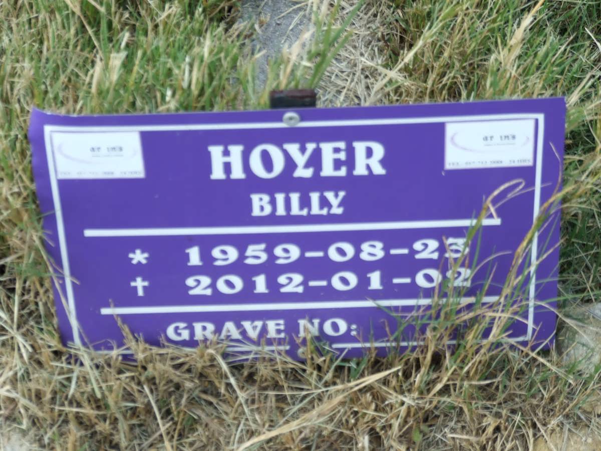 HOYER Billy 1959-2012