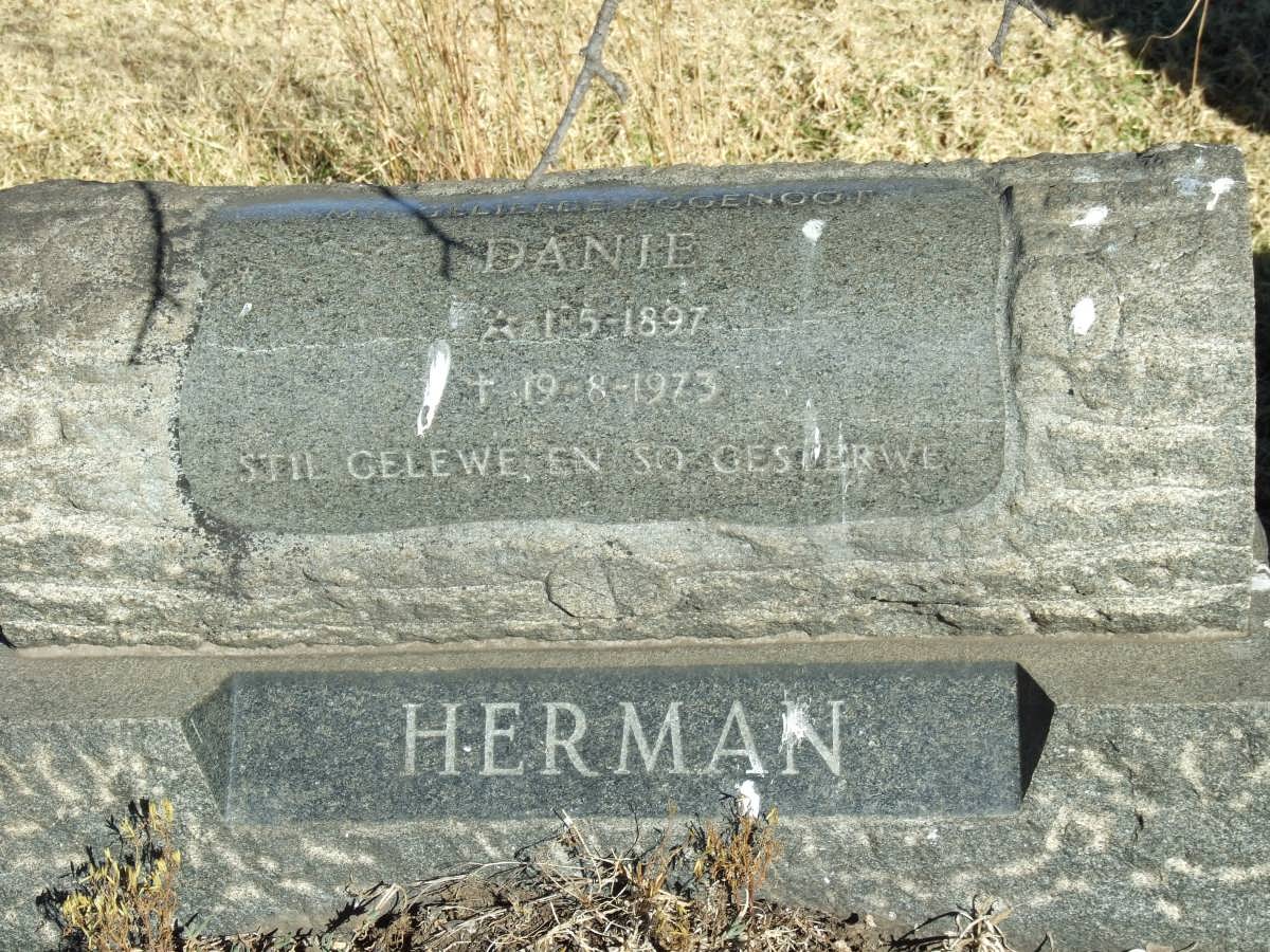 HERMAN Danie 1897-1973
