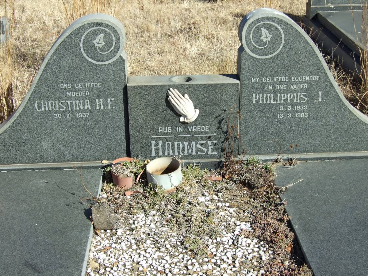 HARMSE Philippus J. 1933-1983 &amp; Christina H.F. 1937-