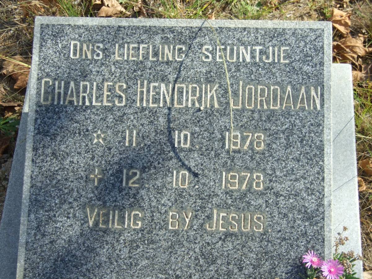 JORDAAN Charles Hendrik 1978-1978