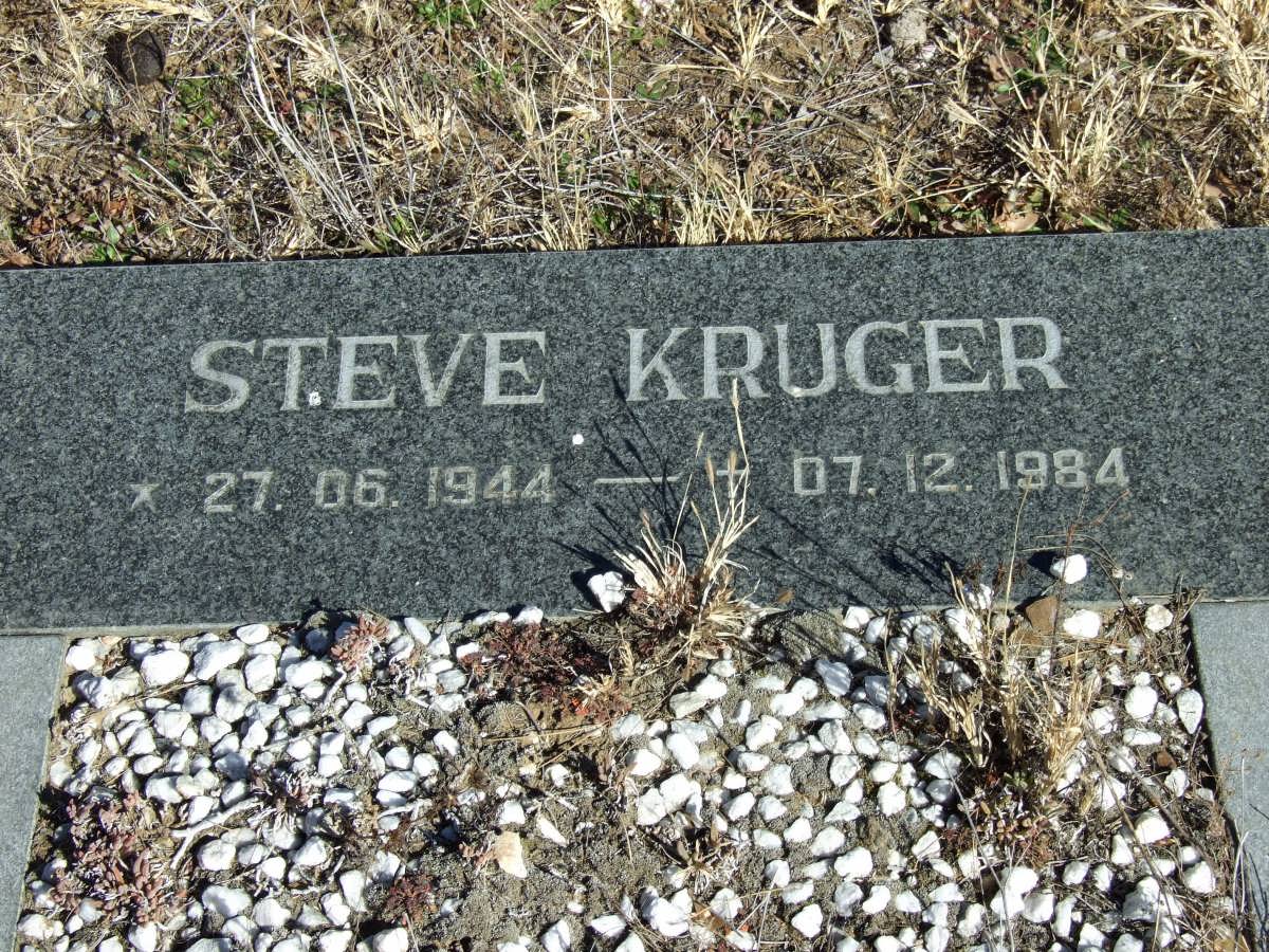 KRUGER Steve 1944-1984