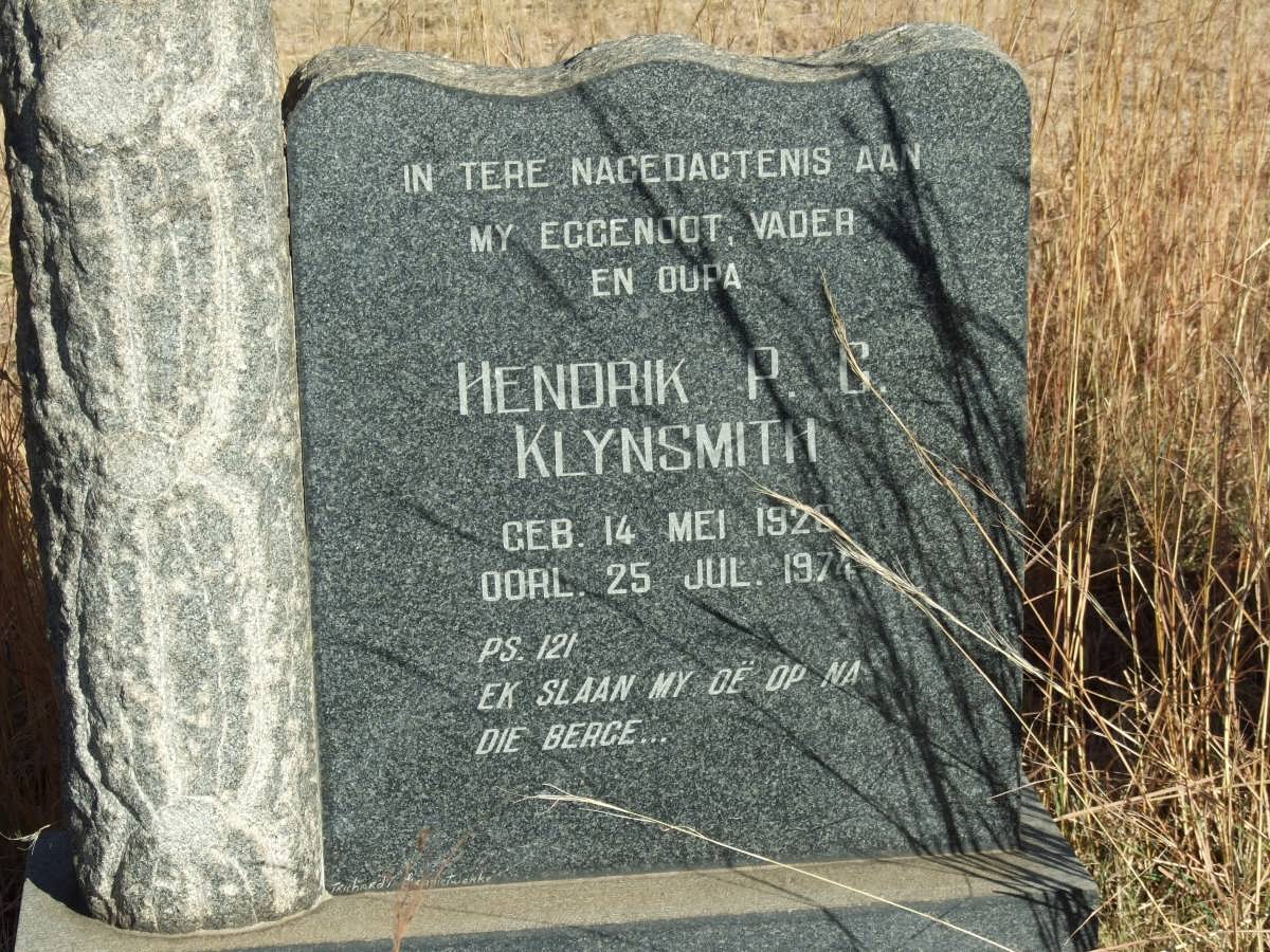 KLYNSMITH Hendrik P.G. 1926-1974