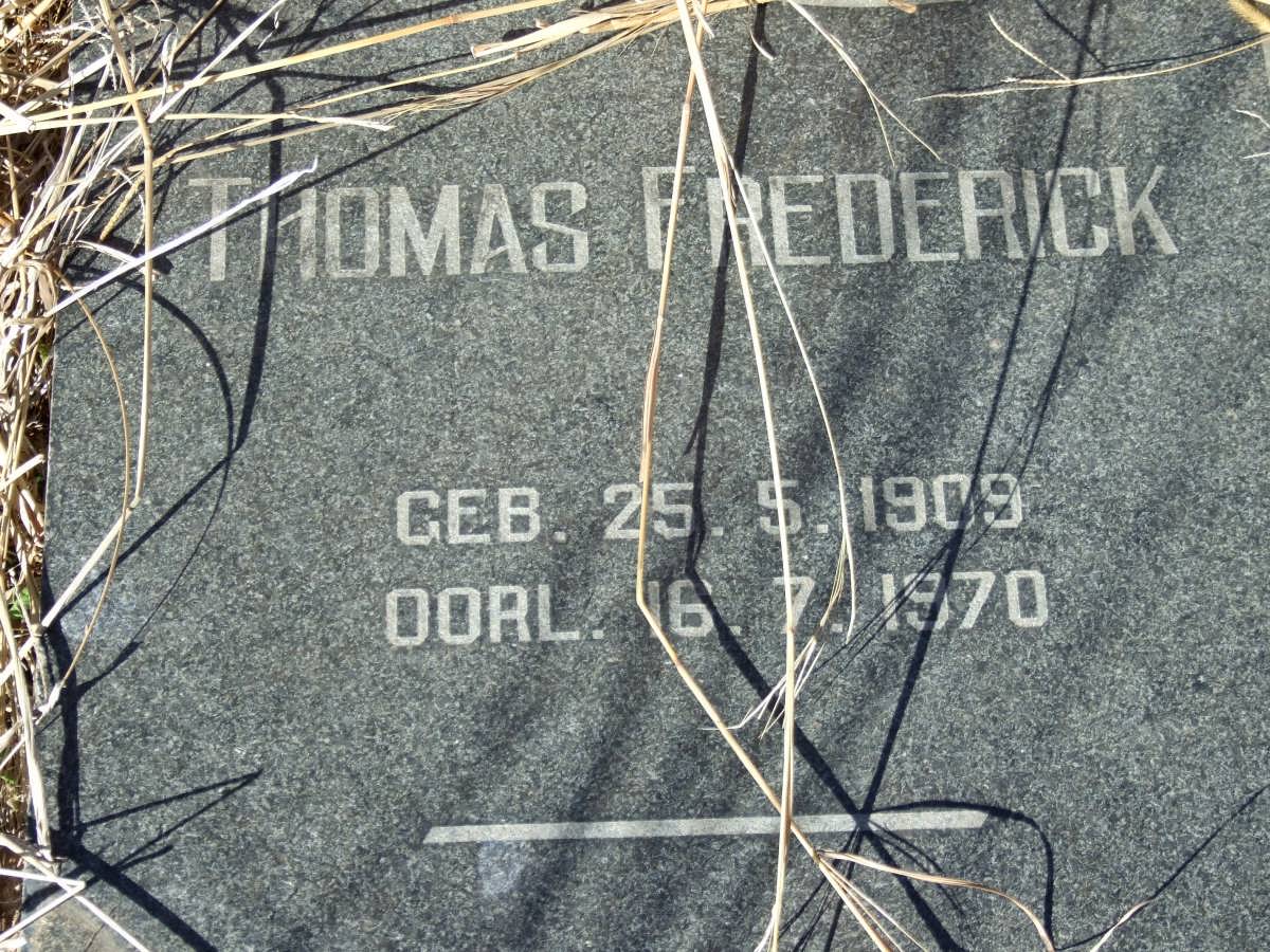 KLOPPER Thomas Frederick 1909-1970