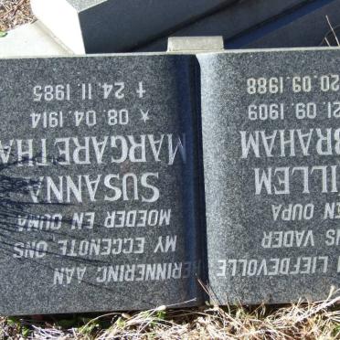 KLERK Willem Abraham, de 1909-1988 &amp; Susanna Margaretha 1914-1985