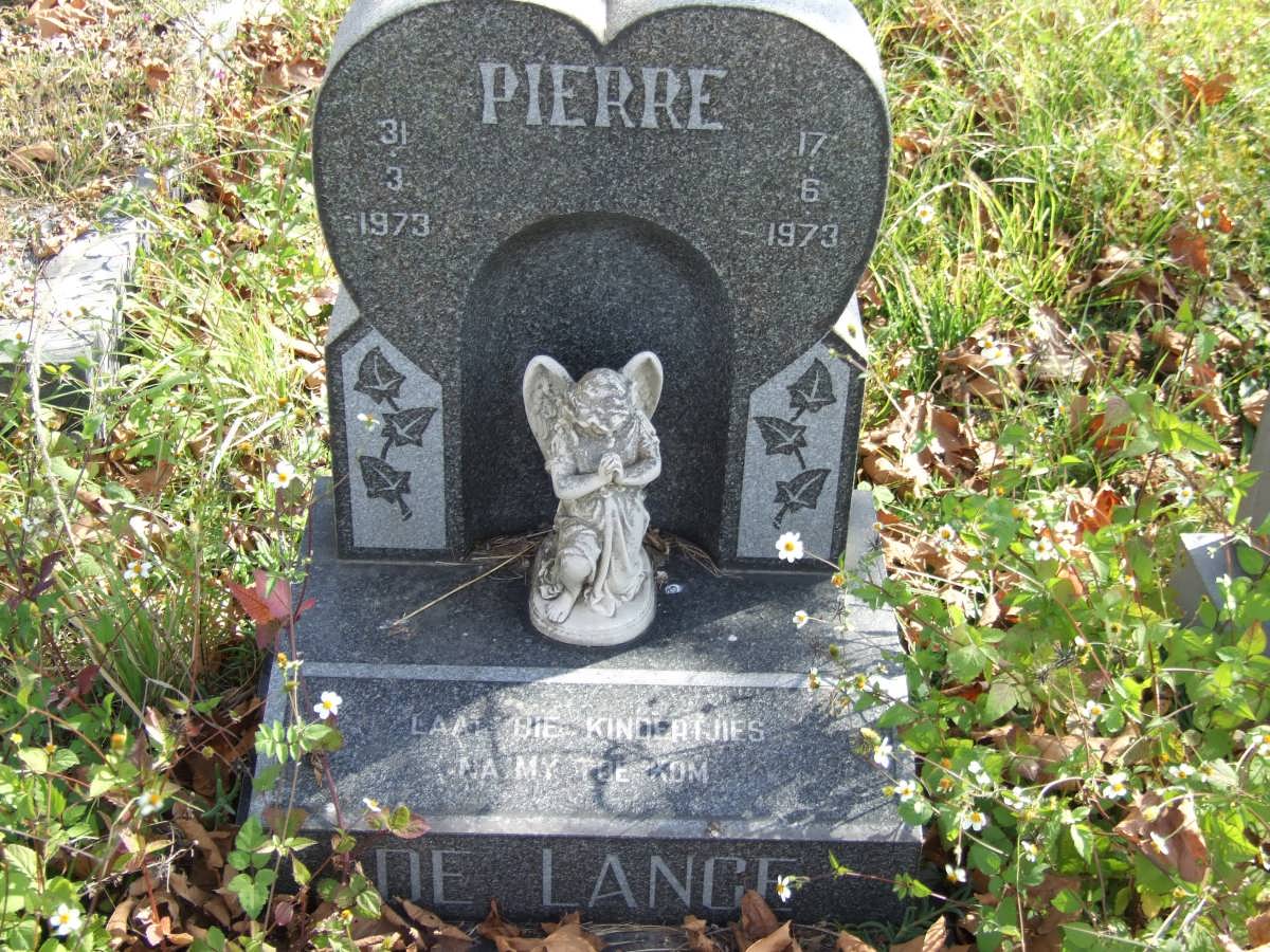 LANGE Pierre, de 1973-1973
