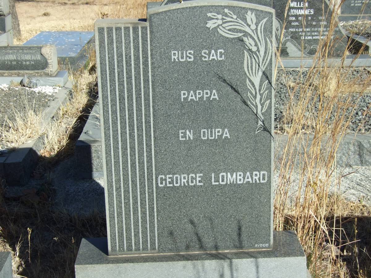 LOMBARD George 
