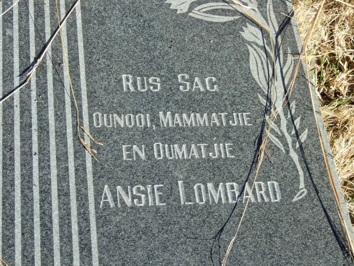 LOMBARD Ansie 
