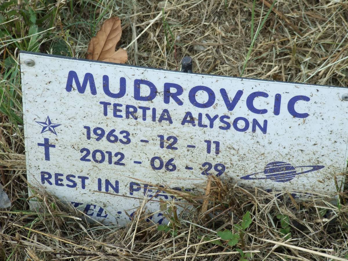 MUDROVCIC Tertia Alyson 1963-2012